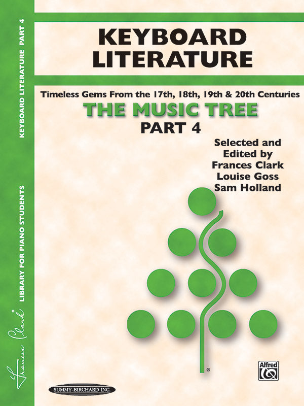 The Music Tree: Keyboard Literature, Part 4 Cover Image