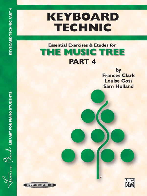 The Music Tree: Keyboard Technic, Part 4 Sheet Music Preview