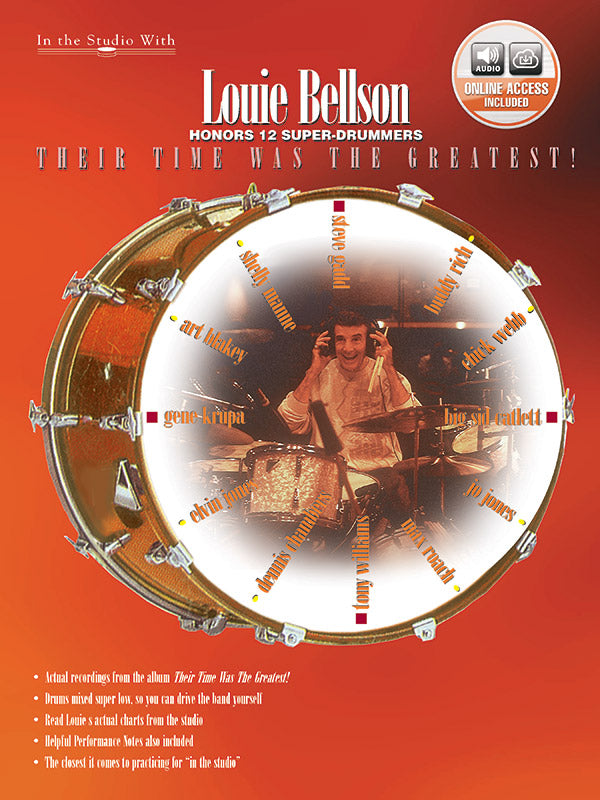 Louie Bellson: Their Time Was the Greatest!: Louie Bellson Honors 12 Super-Drummers Sheet Music Preview