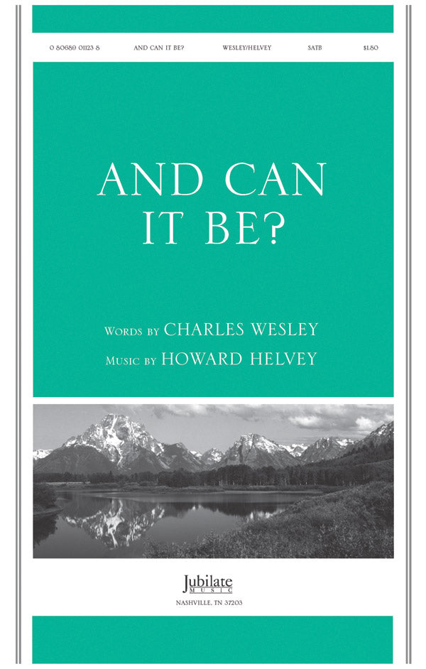 And Can It Be? Cover Image