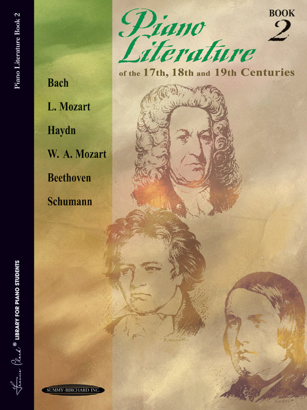 Piano Literature of the 17th, 18th, and 19th Centuries, Book 2 Sheet Music Preview