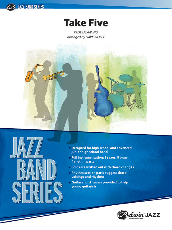 Take Five: 2nd E-flat Alto Saxophone Sheet Music Preview