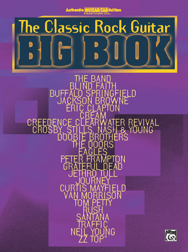 The Classic Rock Guitar Big Book Cover Image
