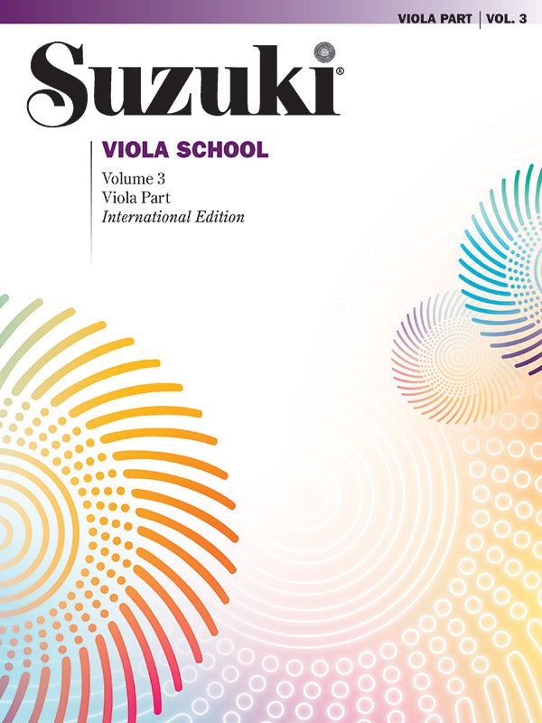 Suzuki Viola School, Volume 3 Cover Image