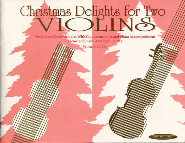 Christmas Delights for Two Violins Cover Image