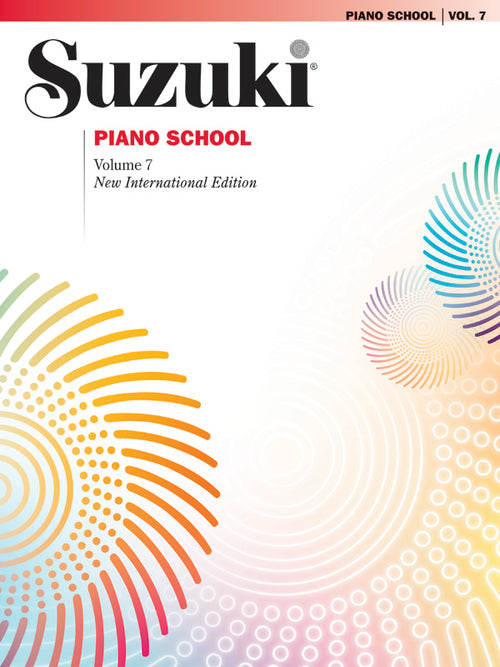 Suzuki Piano School New International Edition Piano Book, Volume 7 Cover Image