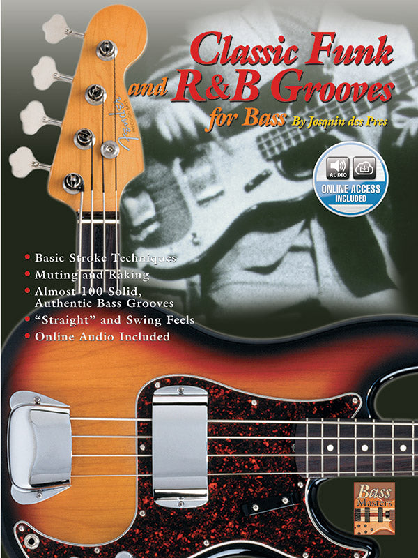 Classic Funk and R&B Grooves for Bass Sheet Music Preview