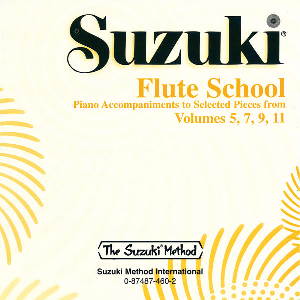 Suzuki Flute School CD, Volumes 5, 7, 9 & 11 Piano Acc. (Selected Pieces) Cover Image