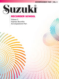 Suzuki Recorder School (Soprano Recorder) Accompaniment, Volume 3 (International) Cover Image