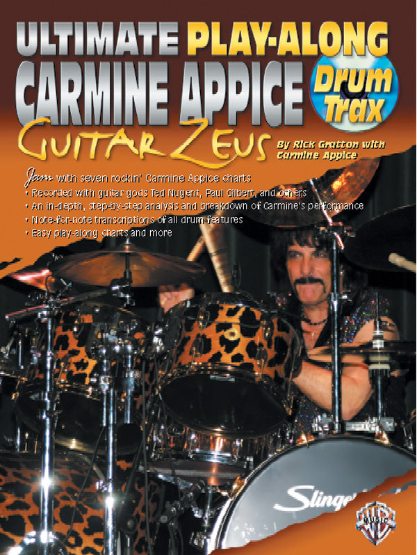 Ultimate Play-Along Drum Trax: Carmine Appice Guitar Zeus Cover Image