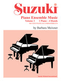 Suzuki Piano Ensemble Music, Volume 1 for Piano Duet Cover Image