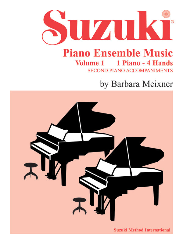 Suzuki Piano Ensemble Music, Volume 1 for Piano Duet Cover Image