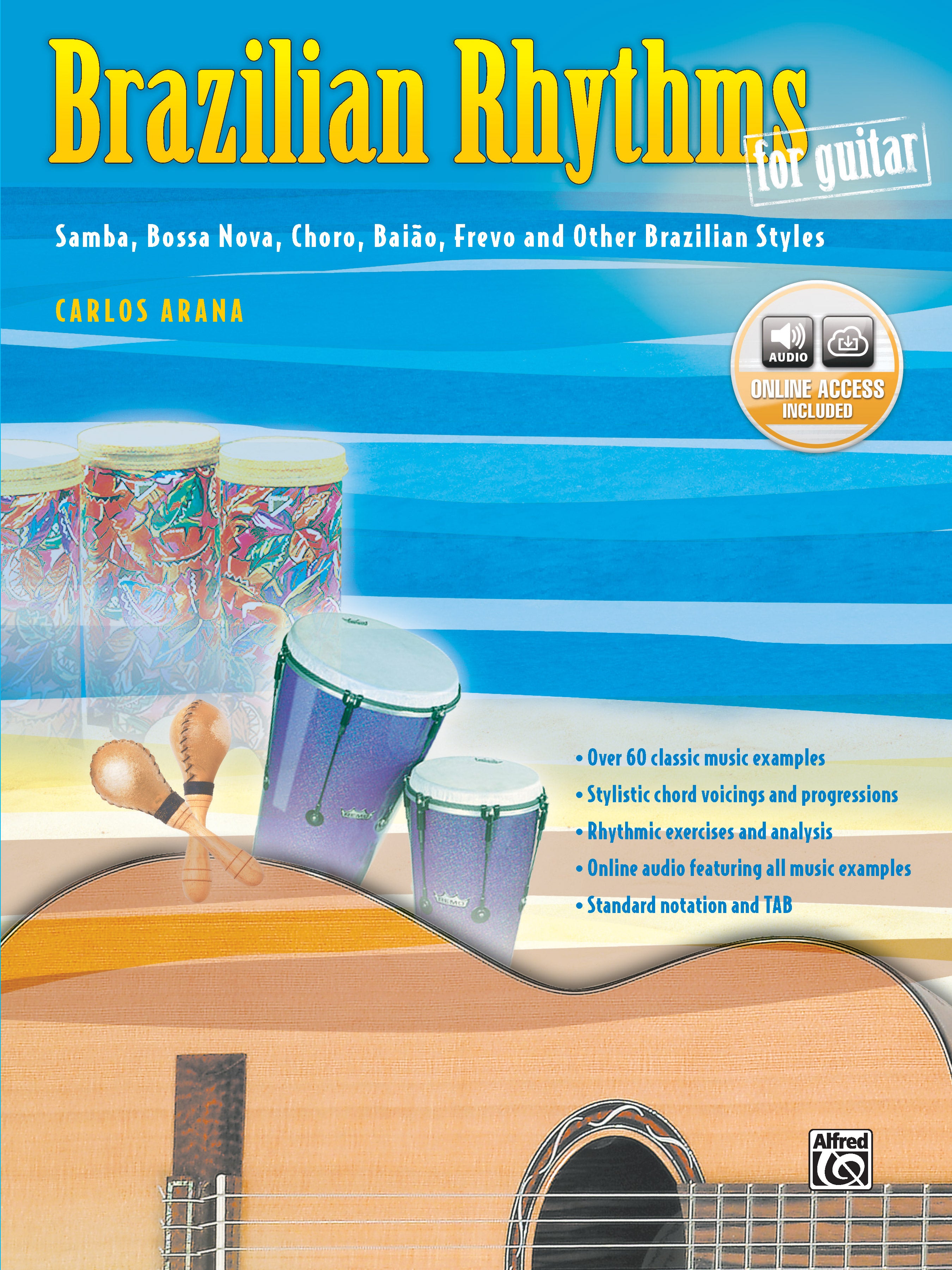 Brazilian Rhythms for Guitar: Samba, Bossa Nova, Choro, Baião, Frevo, and Other Brazilian Styles Sheet Music Preview