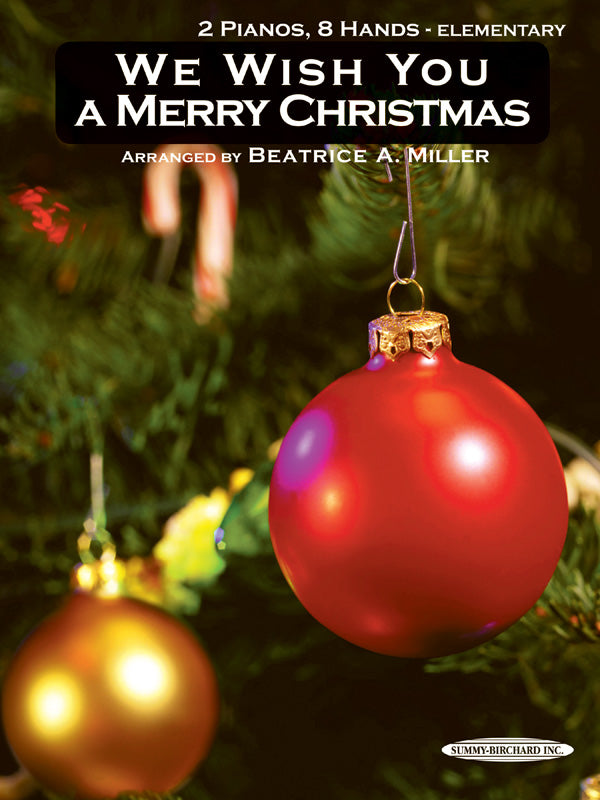 We Wish You a Merry Christmas - Piano Quartet (2 Pianos, 8 Hands) Sheet Music Preview