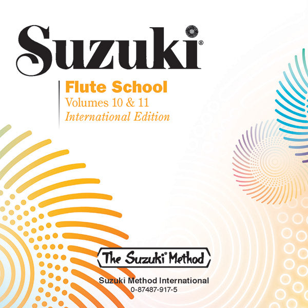 Suzuki Flute School CD, Volumes 10 & 11 (Revised) Cover Image