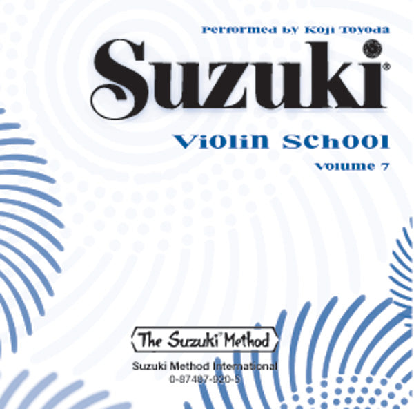 Suzuki Violin School, Volume 7 Cover Image