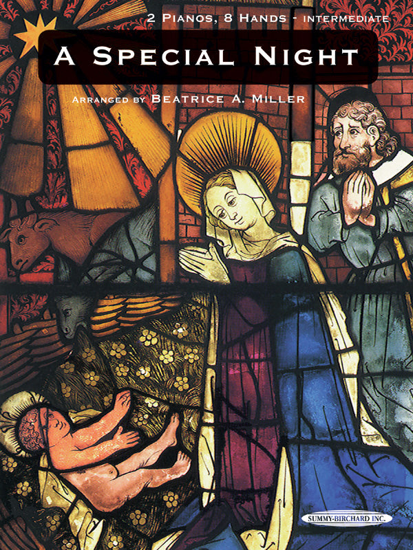 A Special Night: An Arrangement of Silent Night - Piano Quartet (2 Pianos, 8 Hands) Sheet Music Preview