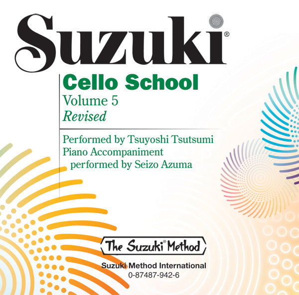 Suzuki Cello School, Volume 5 Cover Image
