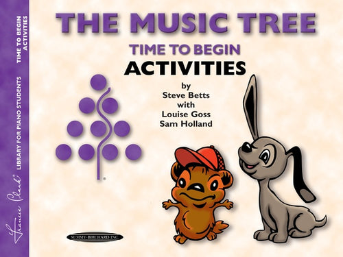 The Music Tree: Activities Book, Time to Begin Sheet Music Preview