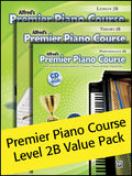 Premier Piano Course, Lesson, Theory & Performance 2B (Value Pack) Cover Image