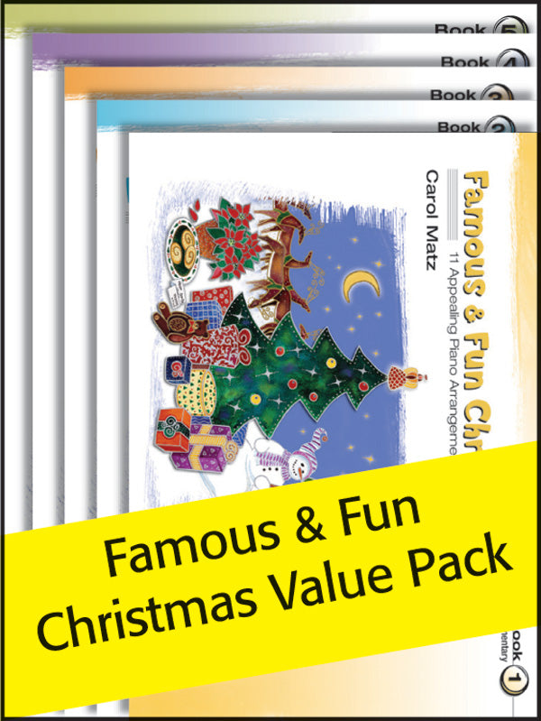 Famous & Fun Christmas 1-5 (Value Pack) Cover Image
