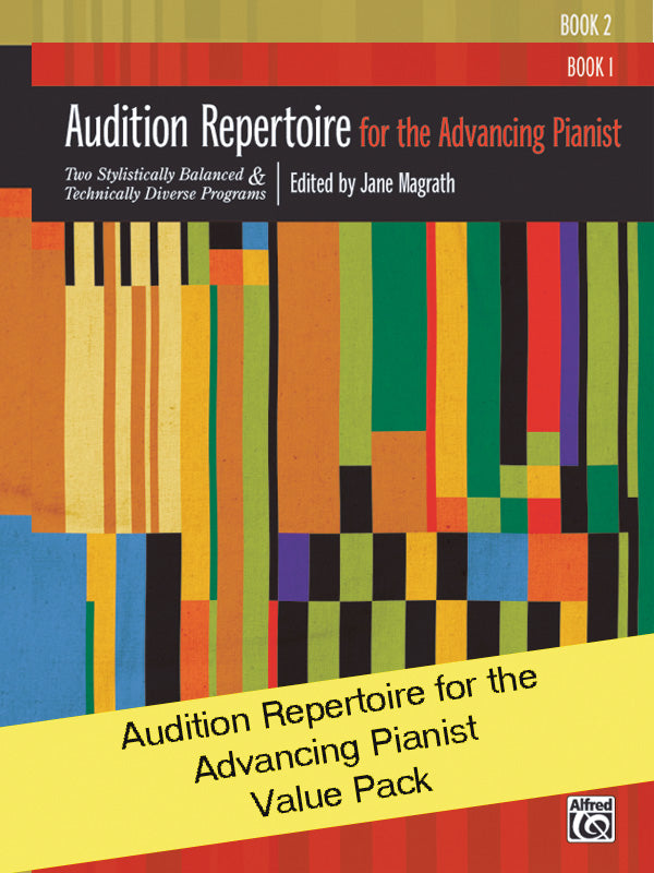 Audition Repertoire for the Advancing Pianist 1-2 (Value Pack) Cover Image