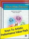 Keys to Artistic Performance 1-3 (Value Pack) Cover Image