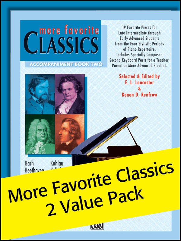 More Favorite Classics 2 (Value Pack) Cover Image