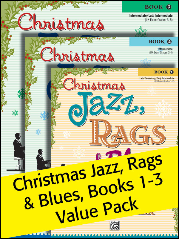Christmas Jazz, Rags & Blues 1-3 (Value Pack) Cover Image