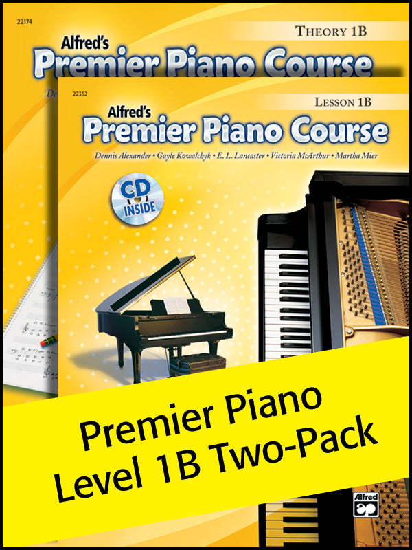Premier Piano Course, Lesson & Theory 1B (Value Pack) Cover Image
