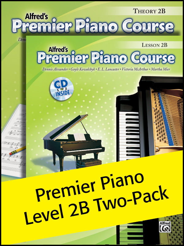 Premier Piano Course, Lesson & Theory 2B (Value Pack) Cover Image