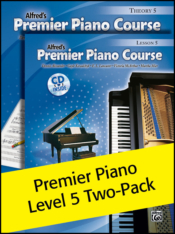 Premier Piano Course, Lesson & Theory 5 (Value Pack) Cover Image