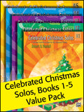 Celebrated Christmas Solos 1-5 (Value Pack) Cover Image