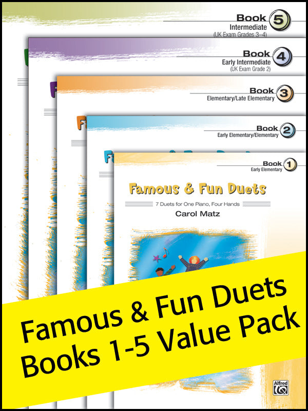 Famous & Fun Duets 1-5 (Value Pack) Cover Image