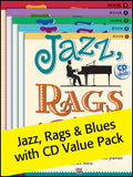 Jazz, Rags & Blues with CD 1-5 (Value Pack) Cover Image