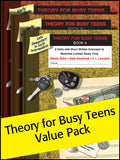 Theory for Busy Teens A, B & 1 (Value Pack) Cover Image