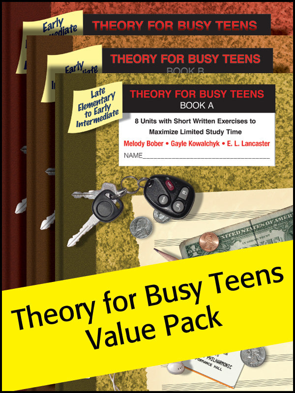 Theory for Busy Teens A, B & 1 (Value Pack) Cover Image