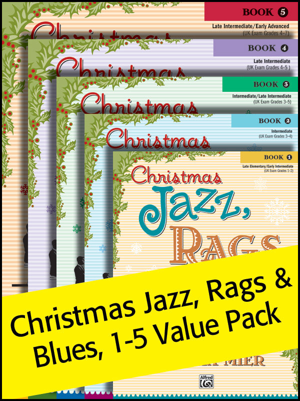 Christmas Jazz, Rags & Blues 1-5 (Value Pack) Cover Image