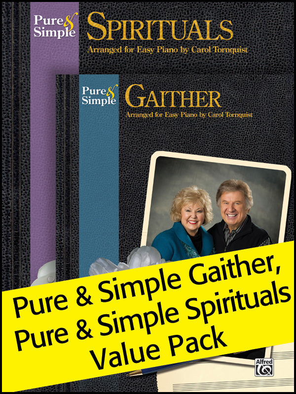 Pure & Simple Spirituals/Gaithers (Value Pack) Cover Image