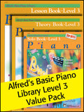 Alfred's Basic Piano Library 3 2012 (Value Pack) Cover Image