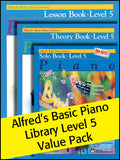 Alfred's Basic Piano Library 5 2012 (Value Pack) Cover Image