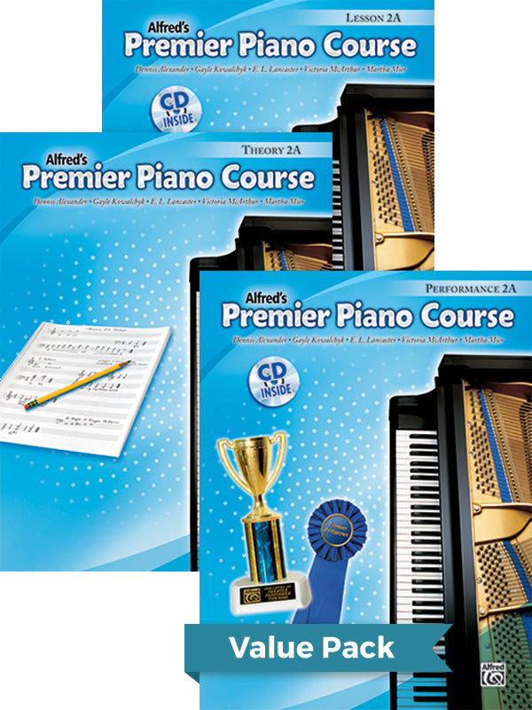 Premier Piano Course, Lesson, Theory & Performance 2A 2012 (Value Pack) Cover Image
