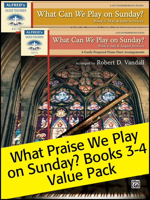 What Can We Play on Sunday? Book 3-4 (Value Pack) Cover Image