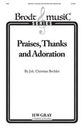 Praises, Thanks, and Adoration Cover Image