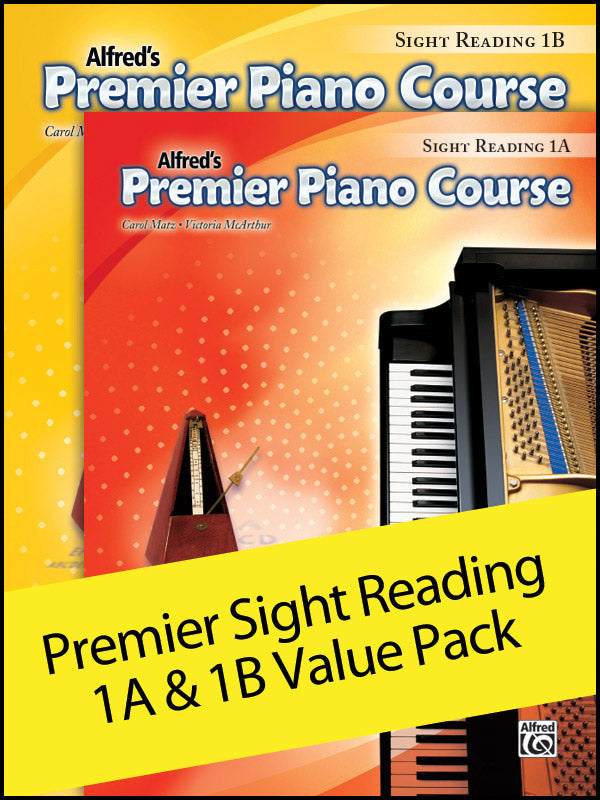 Premier Piano Course, Sight Reading 1A & 1B (Value Pack) Cover Image