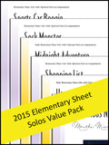 Elementary Sheet Solos 2015 (Value Pack) Cover Image