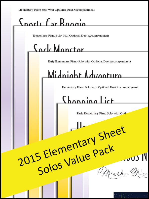 Elementary Sheet Solos 2015 (Value Pack) Cover Image