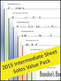Intermediate Sheet Solos 2015 (Value Pack) Cover Image