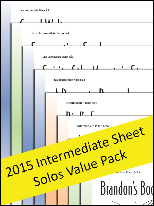 Intermediate Sheet Solos 2015 (Value Pack) Cover Image