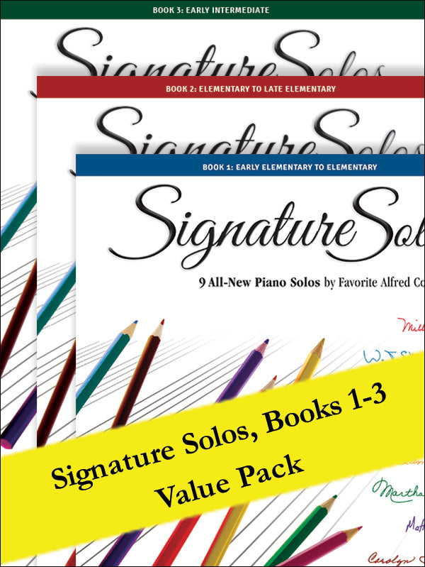 Signature Solos 1-3 (Value Pack) Cover Image